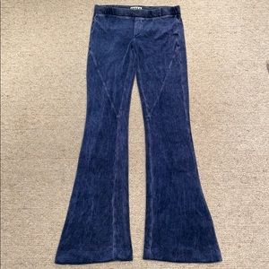 PAM & GELA Blue Sweatpant, Velour Material, Size P